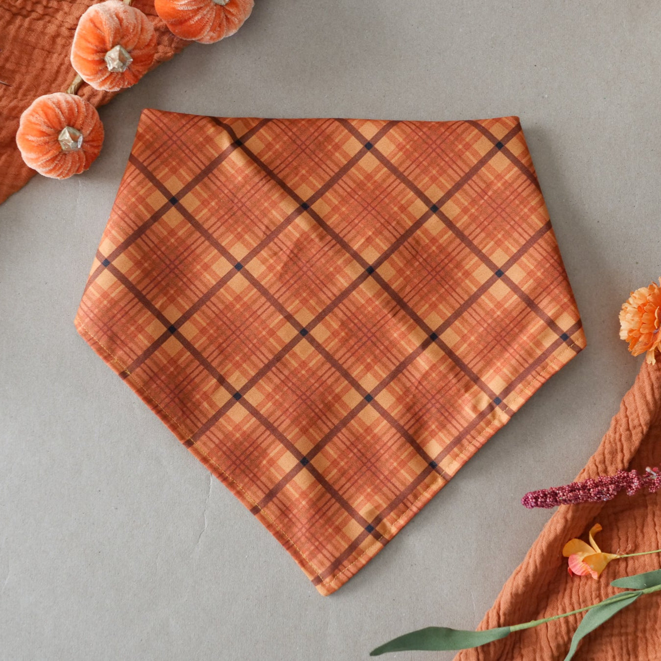 Autumn Plaid Bandana