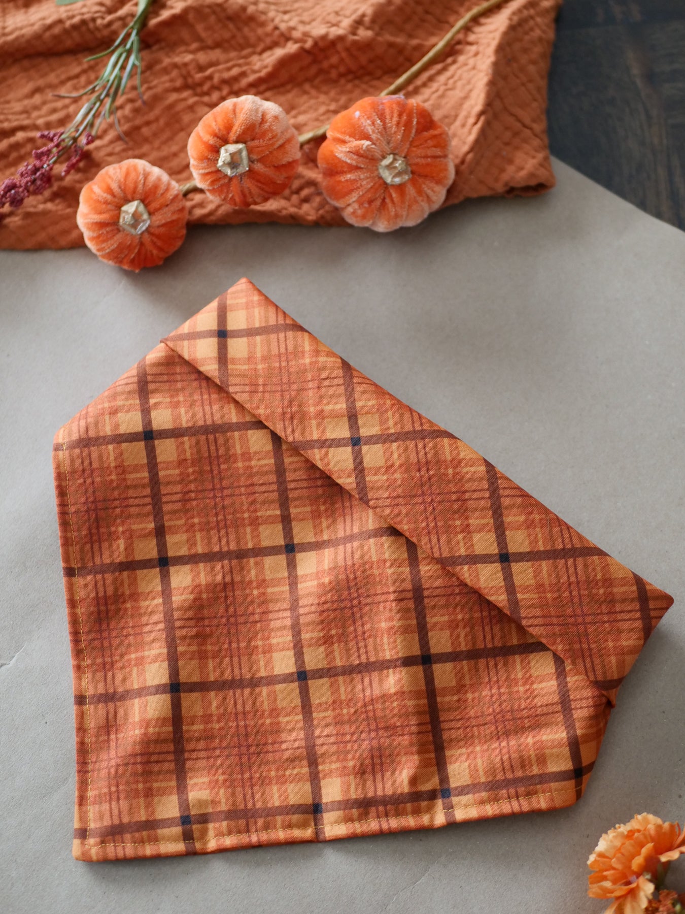 Autumn Plaid Bandana