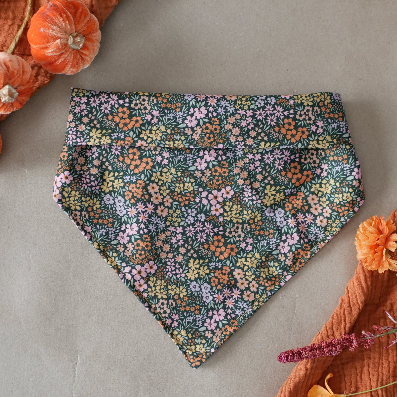 Fall Floral Bandana