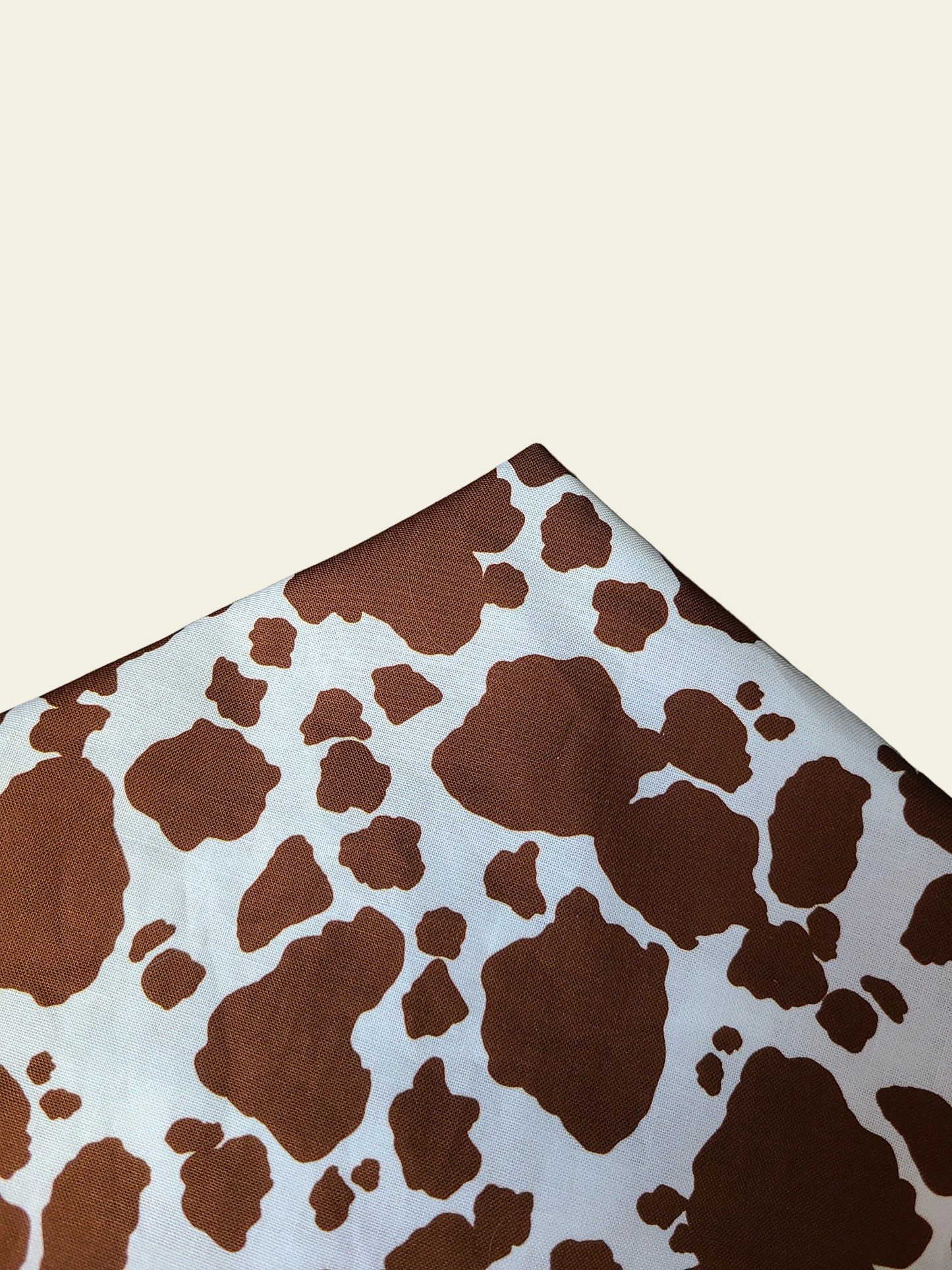 Brown Cow Print Dog Bandana