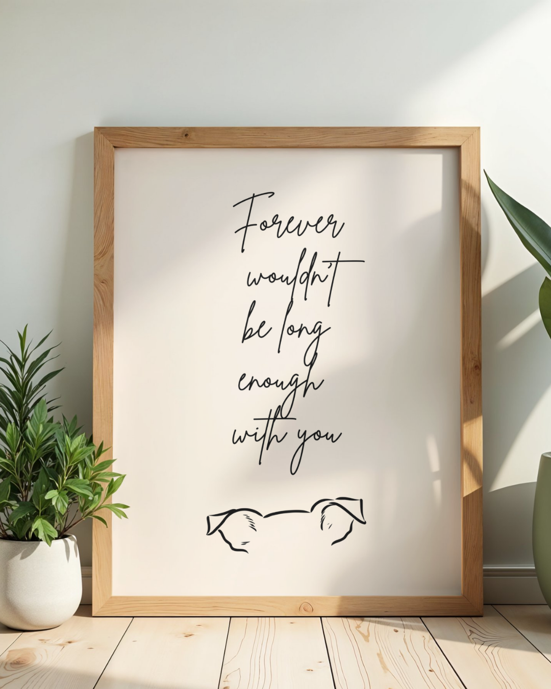 Custom Dog Ears/Quote Print