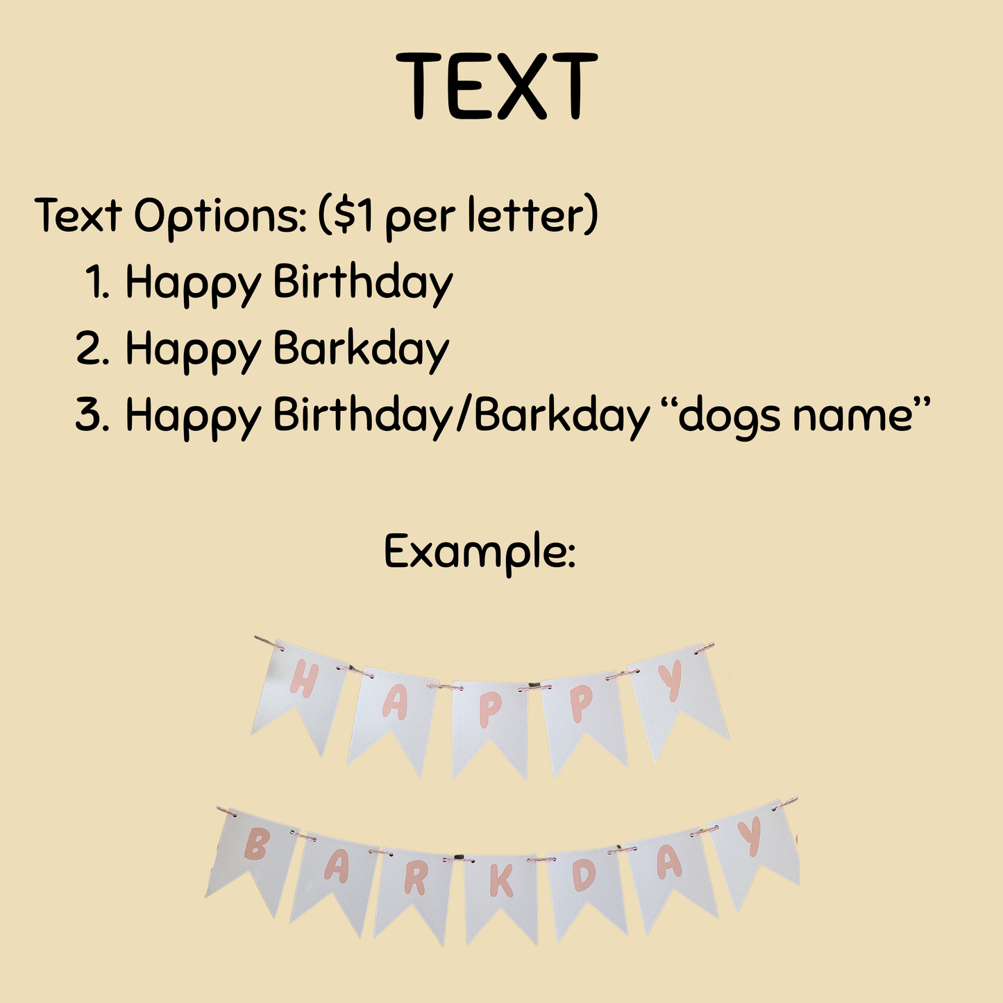 Birthday Banner (customizable!)