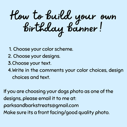 Birthday Banner (customizable!)