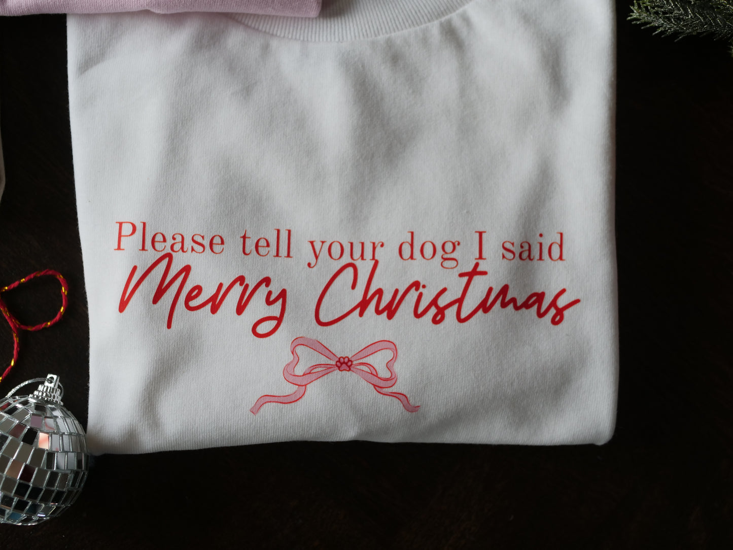 "Tell your dog I said Merry Christmas"  T-Shirt