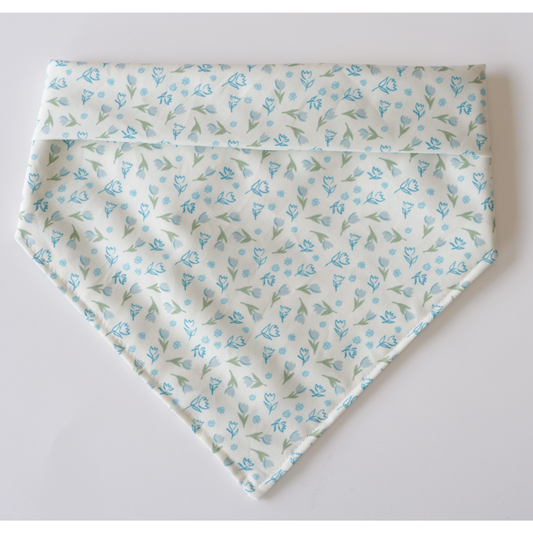 Light Blue Tulips Bandana