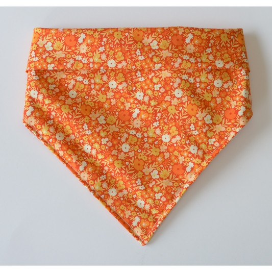Retro Orange Florals