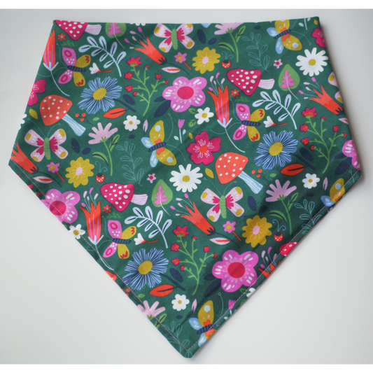 Butterfly/Mushroom Bandana