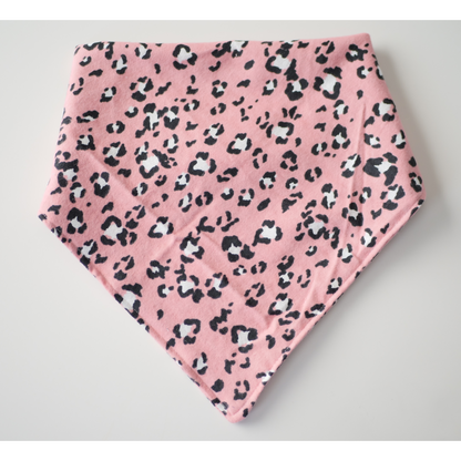 Pink Cheetah Bandana (flannel)