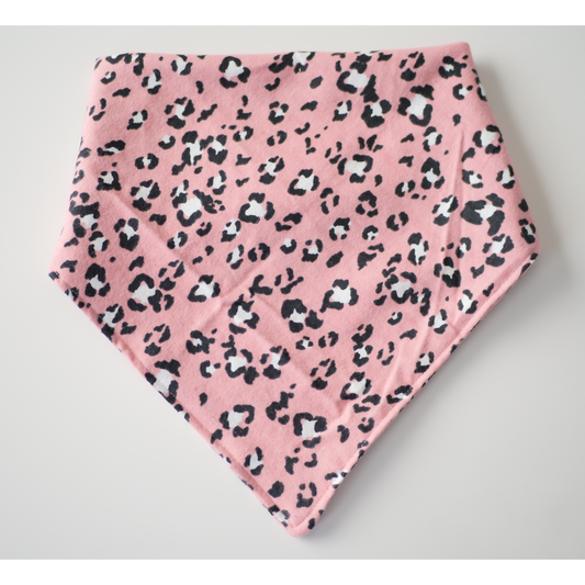 Pink Cheetah Bandana (flannel)