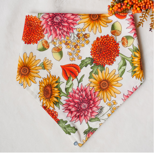 Warm Floral Bandana