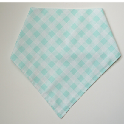 Spring Blue Picnic Bandana (customizable with name)