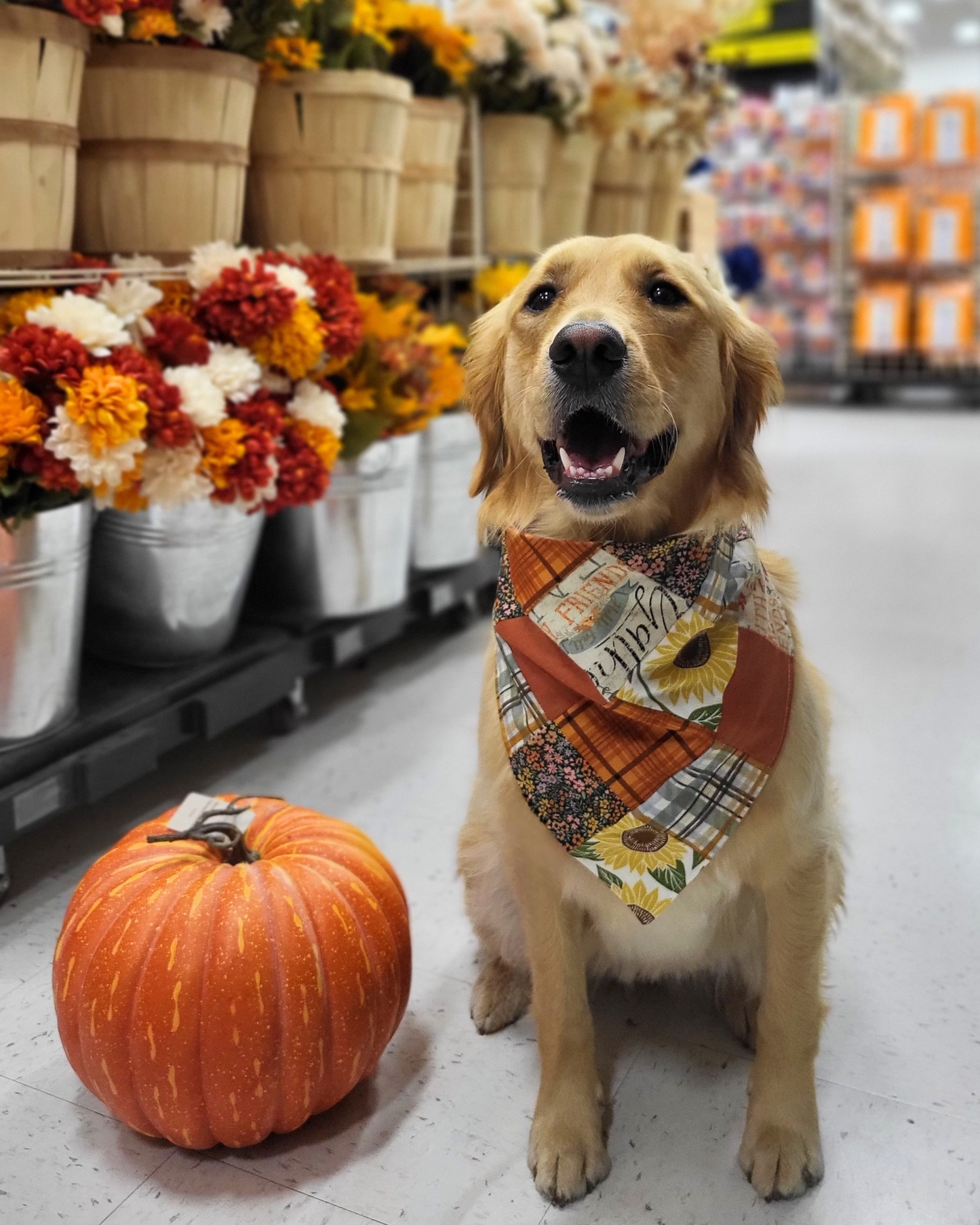 Fall Patchwork Bandanas