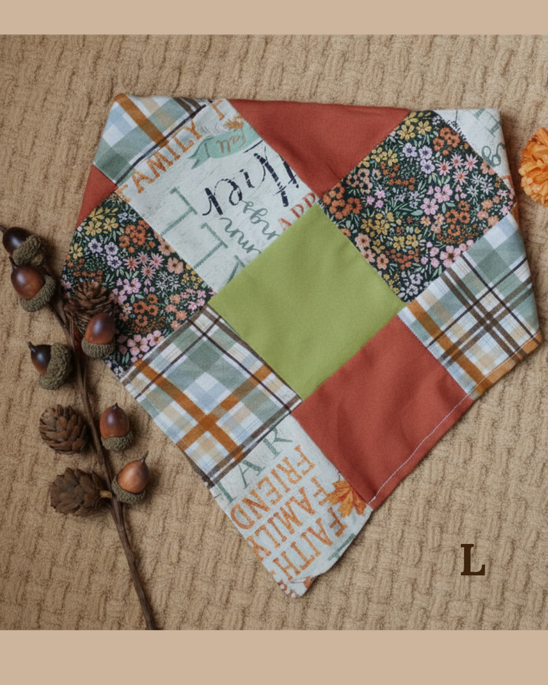 Fall Patchwork Bandanas