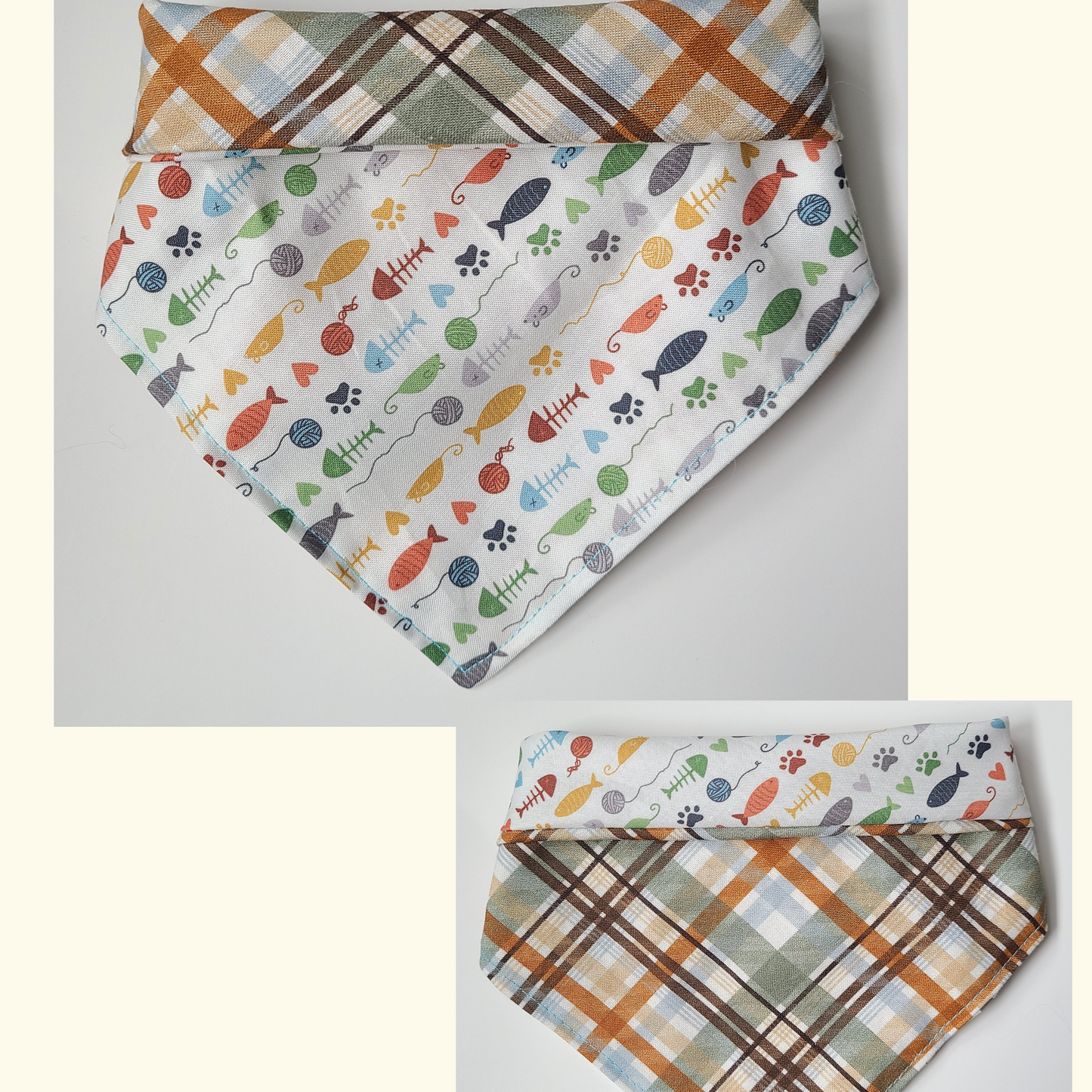 Reversible Cat Bandana