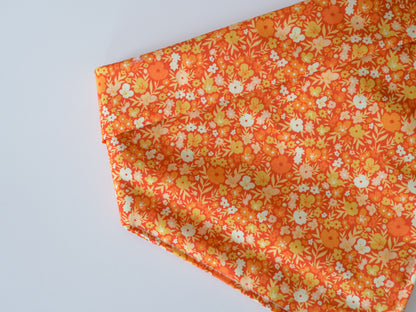 Retro Orange Florals