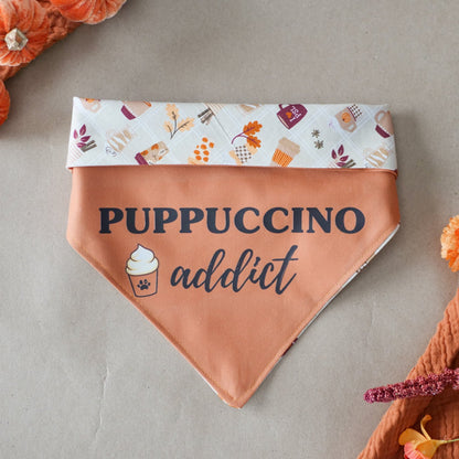 Reversible Puppuccino Addict Bandana