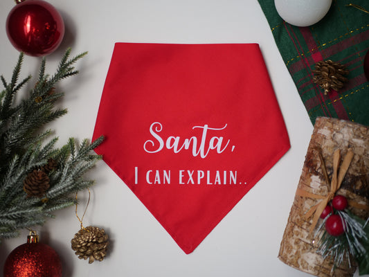 Santa, I Can Explain Bandana
