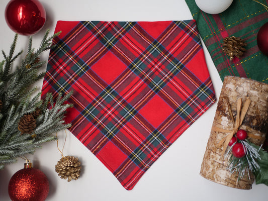 Christmas Tartan Bandana