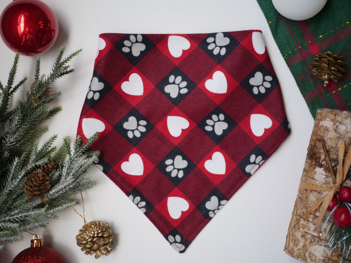 Christmas Paw Plaid (flannel)