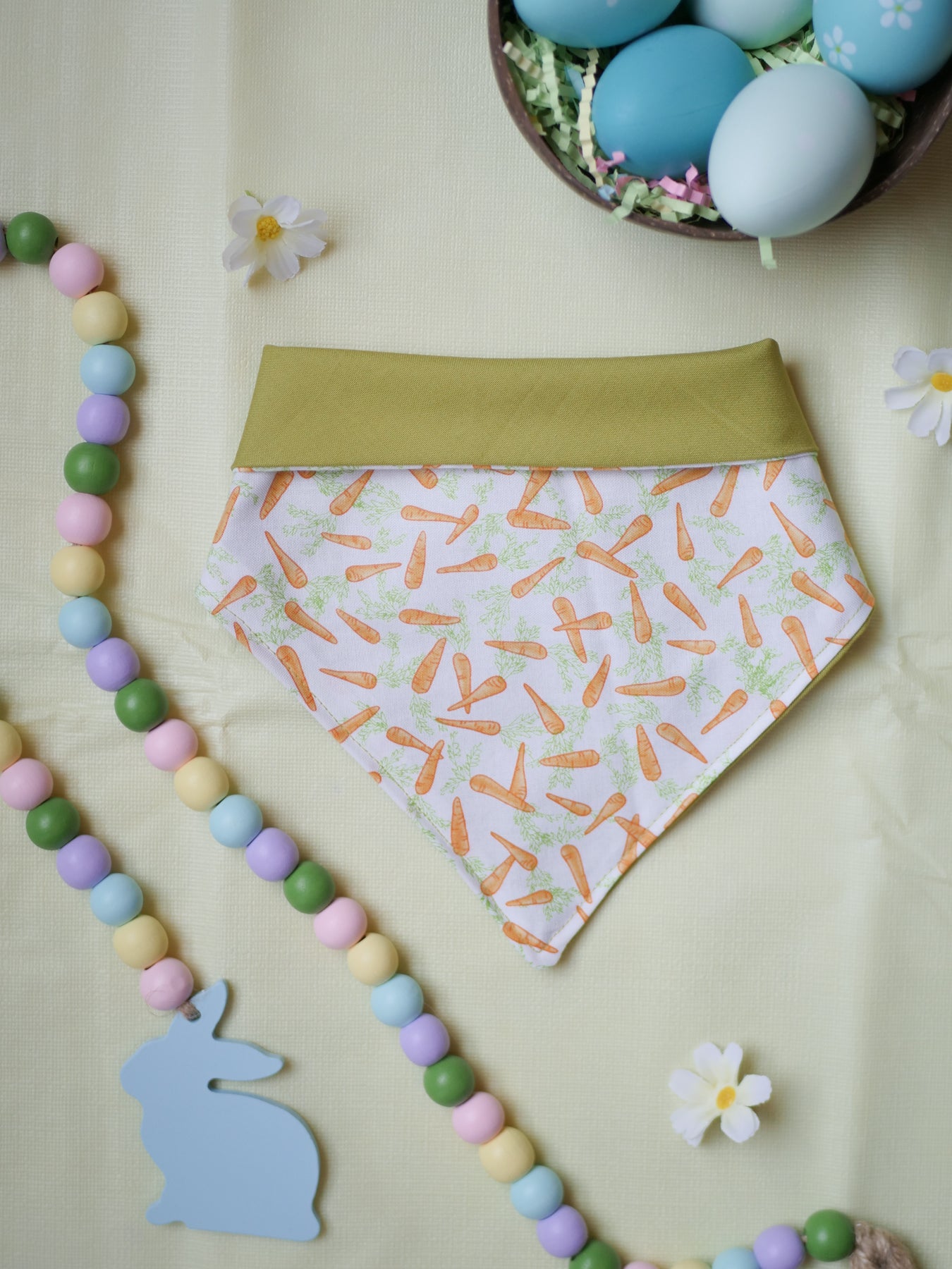 Reversible Carrot Bandana (with add-on!)