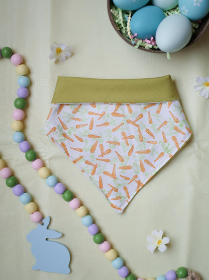 Reversible Carrot Bandana (with add-on!)