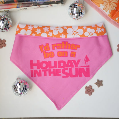 Holiday In The Sun Dog Bandana